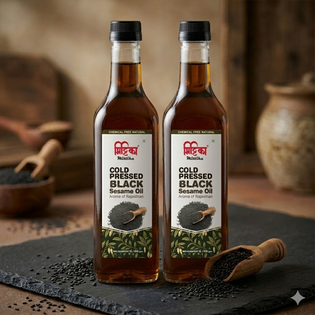 Mittika Virgin Black Sesame Oil
