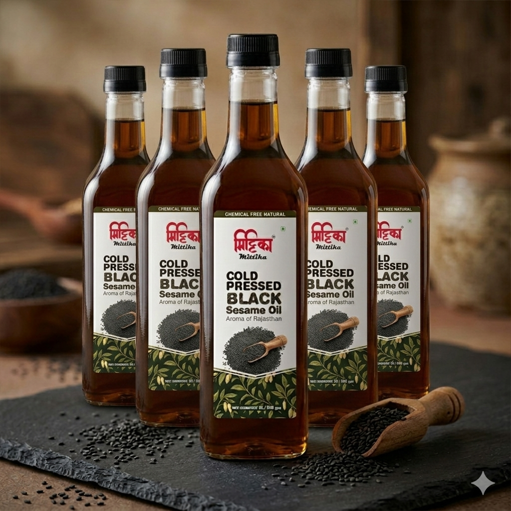 Mittika Virgin Black Sesame Oil