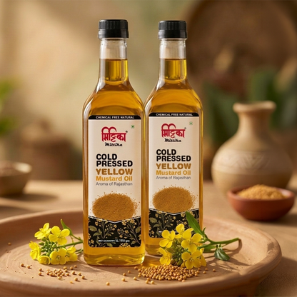 Mittika Virgin Yellow Mustard Oil