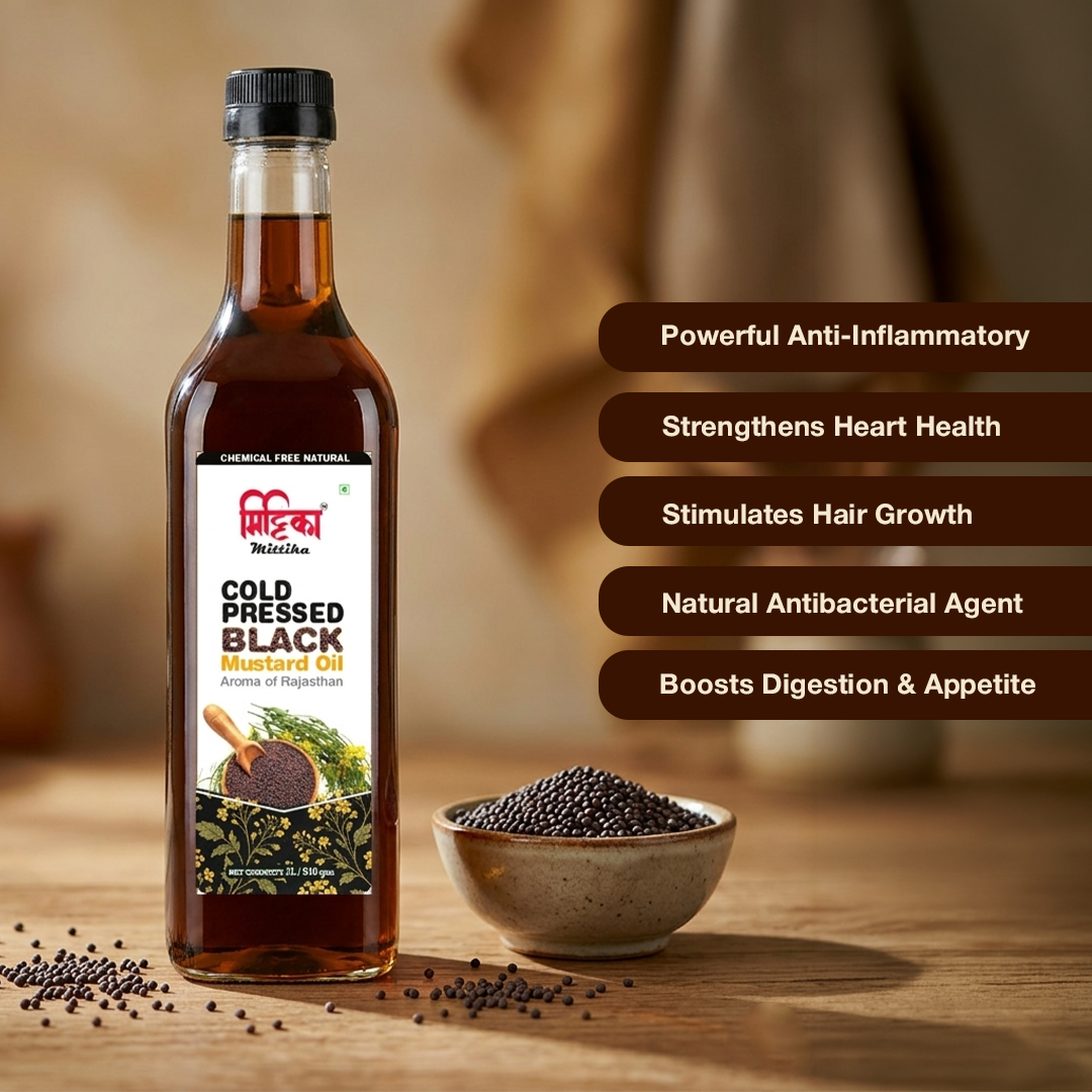 Mittika Virgin Black Mustard Oil