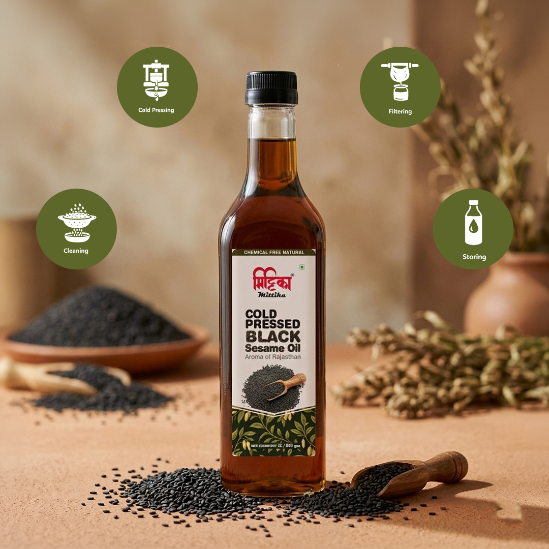 Mittika Virgin Black Sesame Oil