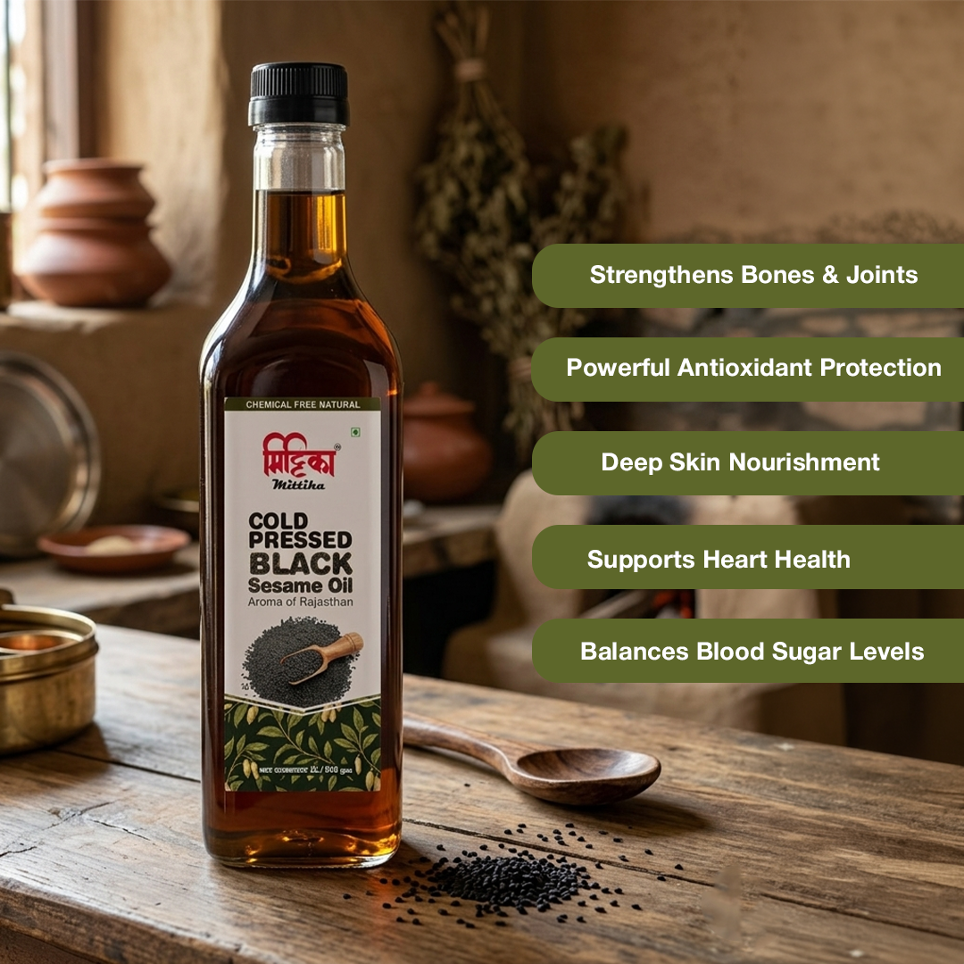 Mittika Virgin Black Sesame Oil
