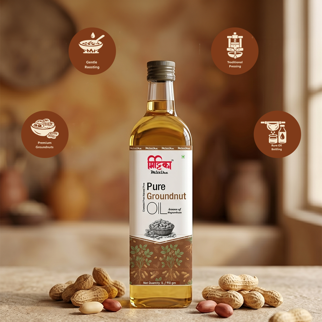 Pure Groundnut Oil