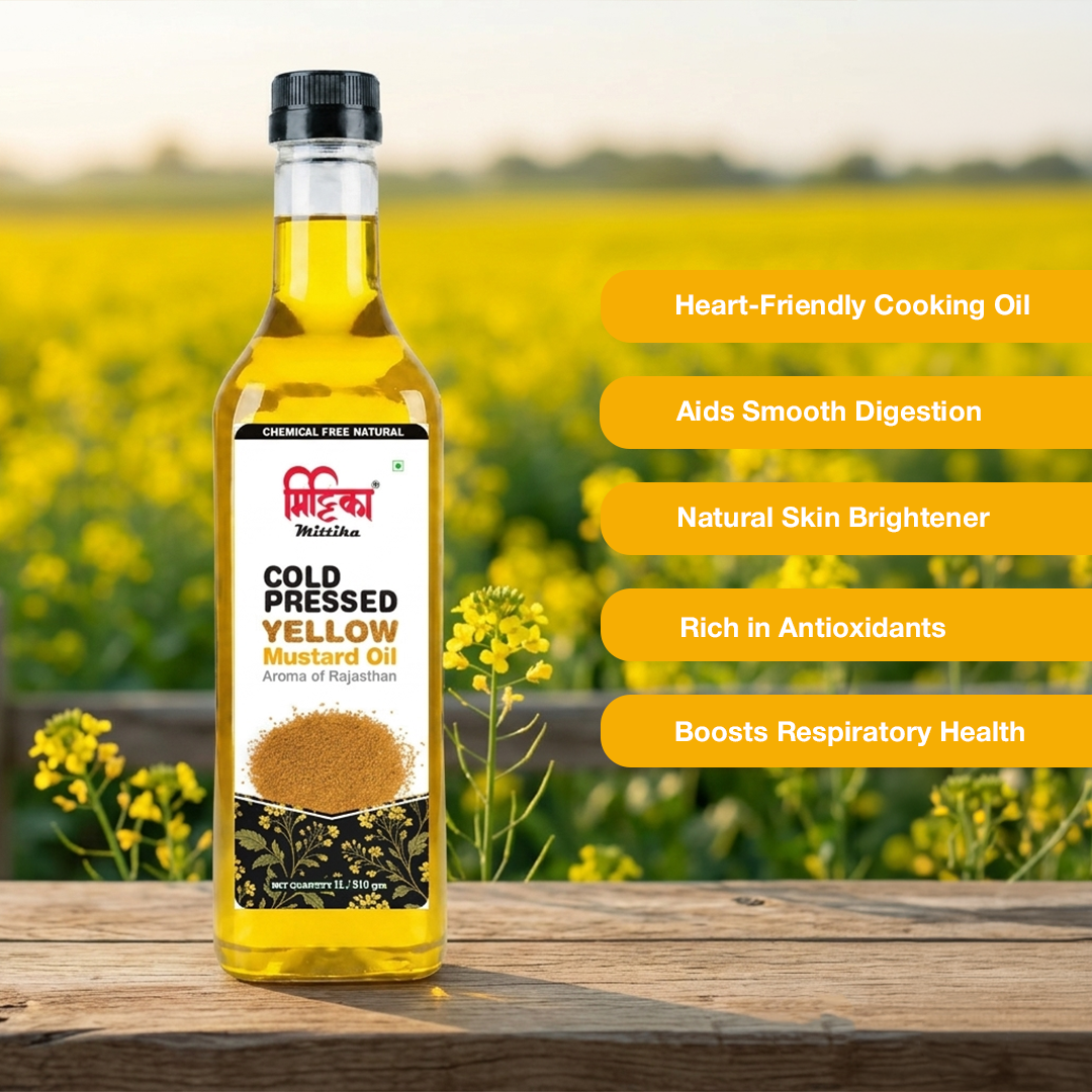 Mittika Virgin Yellow Mustard Oil