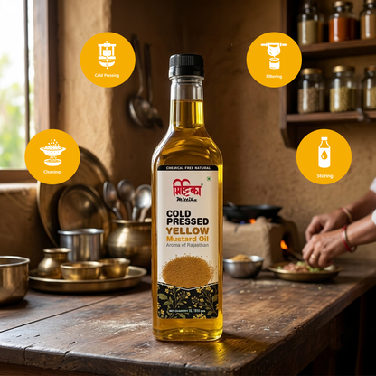 Mittika Virgin Yellow Mustard Oil