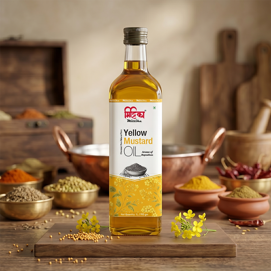 Yellow Mustard Oil -1 LTR